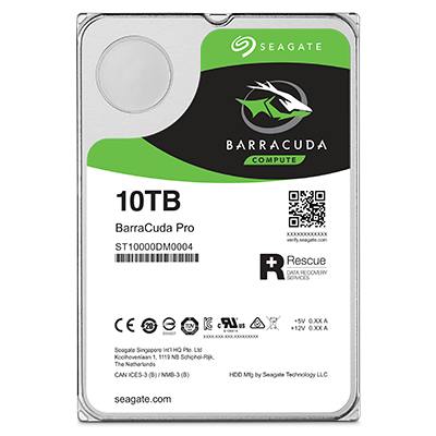 Seagate 10TB SATA3 - BarraCuda Pro Series